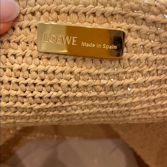 Loewe puzzle raffia Bag - Picture 6 of 11